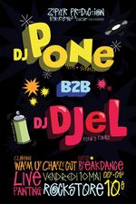 ROCKSTORE - CLUBBING - DJ PONE B2B DJ DJEL - Vendredi 10/05/2024  Minuit